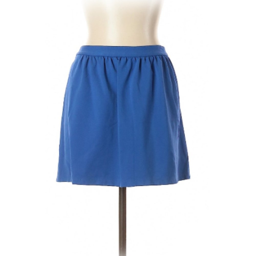 J Crew Cobalt Mini Skirt